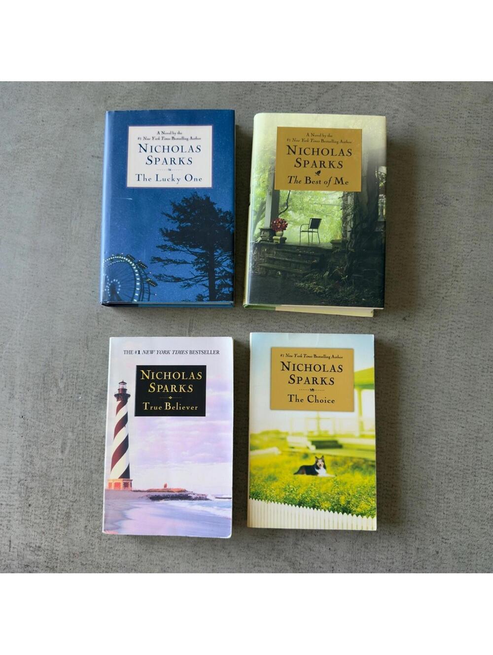 Nicholas Sparks book set of 4